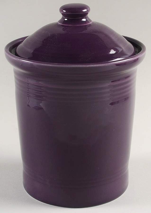 Fiesta Mulberry (Intro 2018) Small Canister & Lid by Homer Laughlin -1