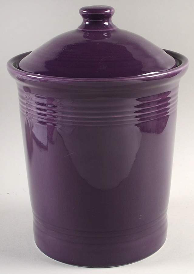 Fiesta Mulberry (Intro 2018) Large Canister & Lid by Homer Laughlin -1