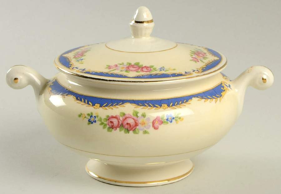 N1474 Sugar Bowl & Lid by Homer Laughlin -1