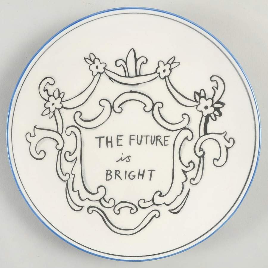 Good Thoughts Salad/Dessert Plate by Home Essentials-1
