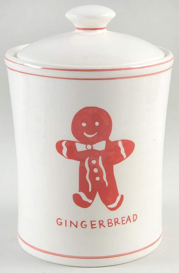 Vintage Christmas Large Canister & Lid by Home Essentials-1