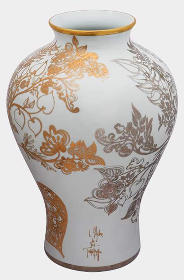 L'Univers de Jean Boggio 22" Vase by Haviland-1