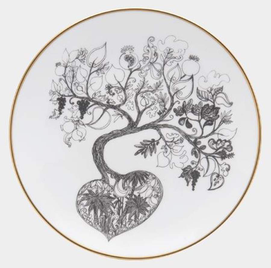 L'Univers de Jean Boggio Salad/Dessert Plate by Haviland-1