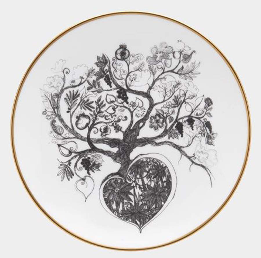 L'Univers de Jean Boggio Salad/Dessert Plate by Haviland-1