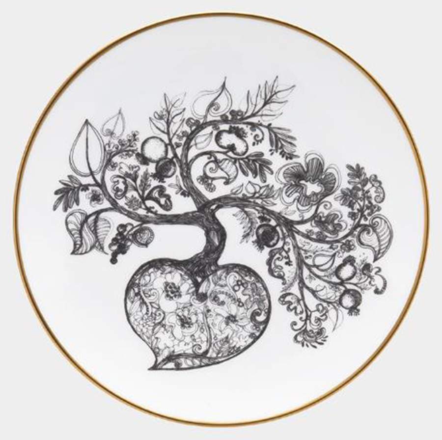 L'Univers de Jean Boggio Salad/Dessert Plate by Haviland-1