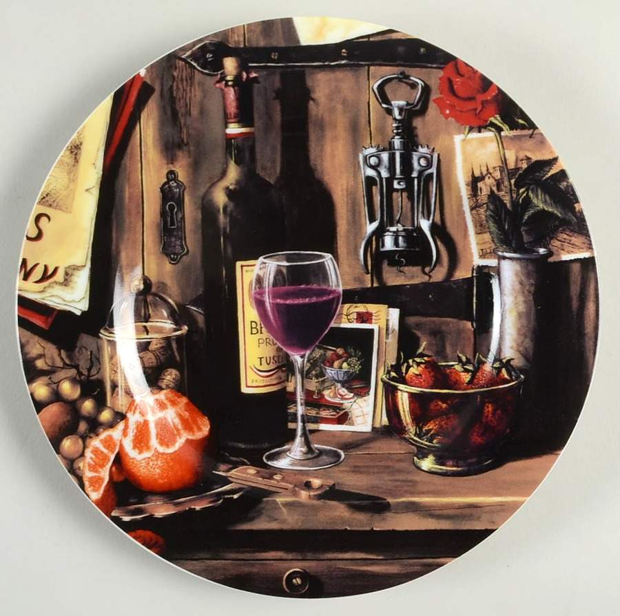 Italian Treasures Dessert/Pie Plate by House of Prill-1