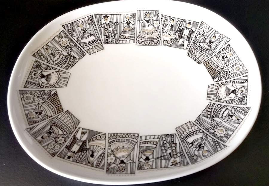 HC1513 8" Oval Serving Platter by Heinrich - H&C-1