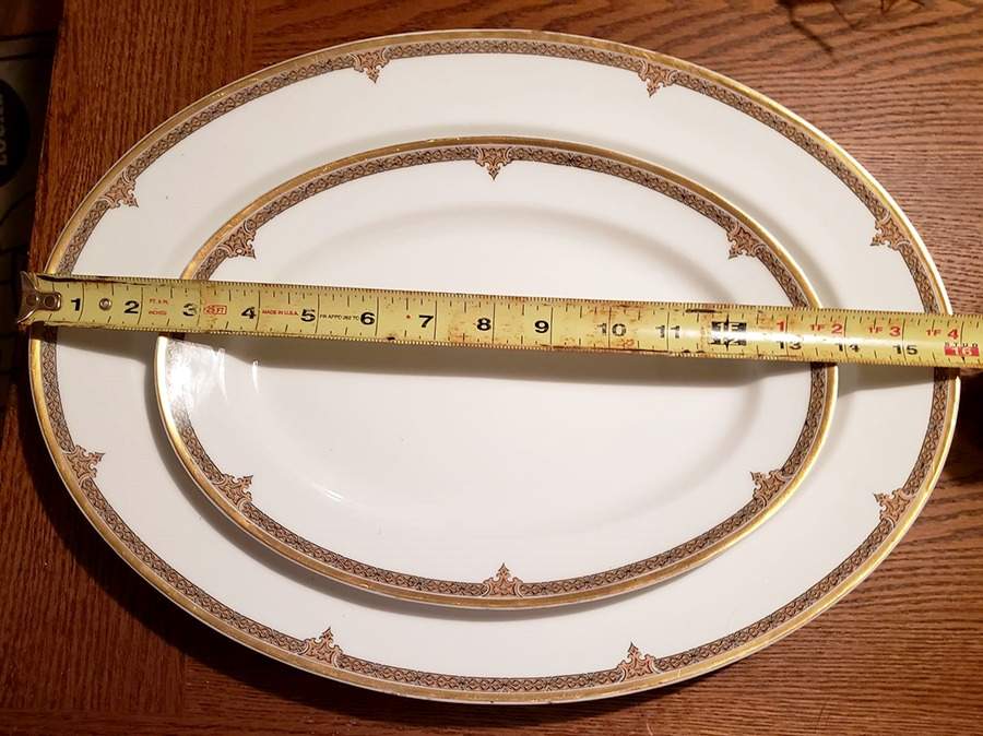 Schleiger 564-1 15" Oval Serving Platter by Haviland-1