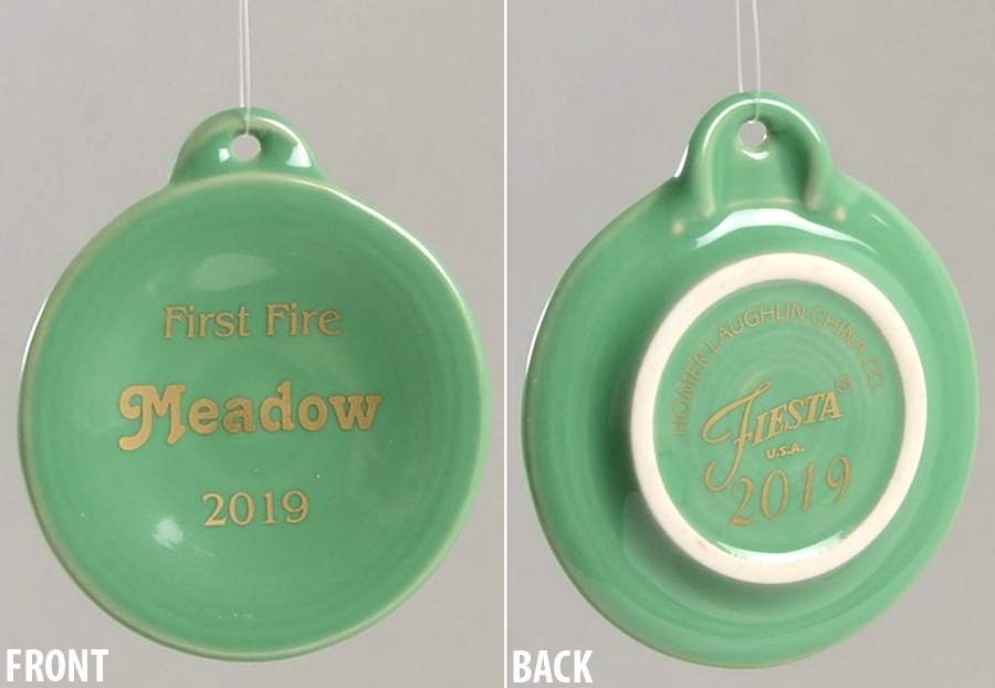 Fiesta Meadow (Intro 2019) 2019 First Fire Ornament by Homer Laughlin -1