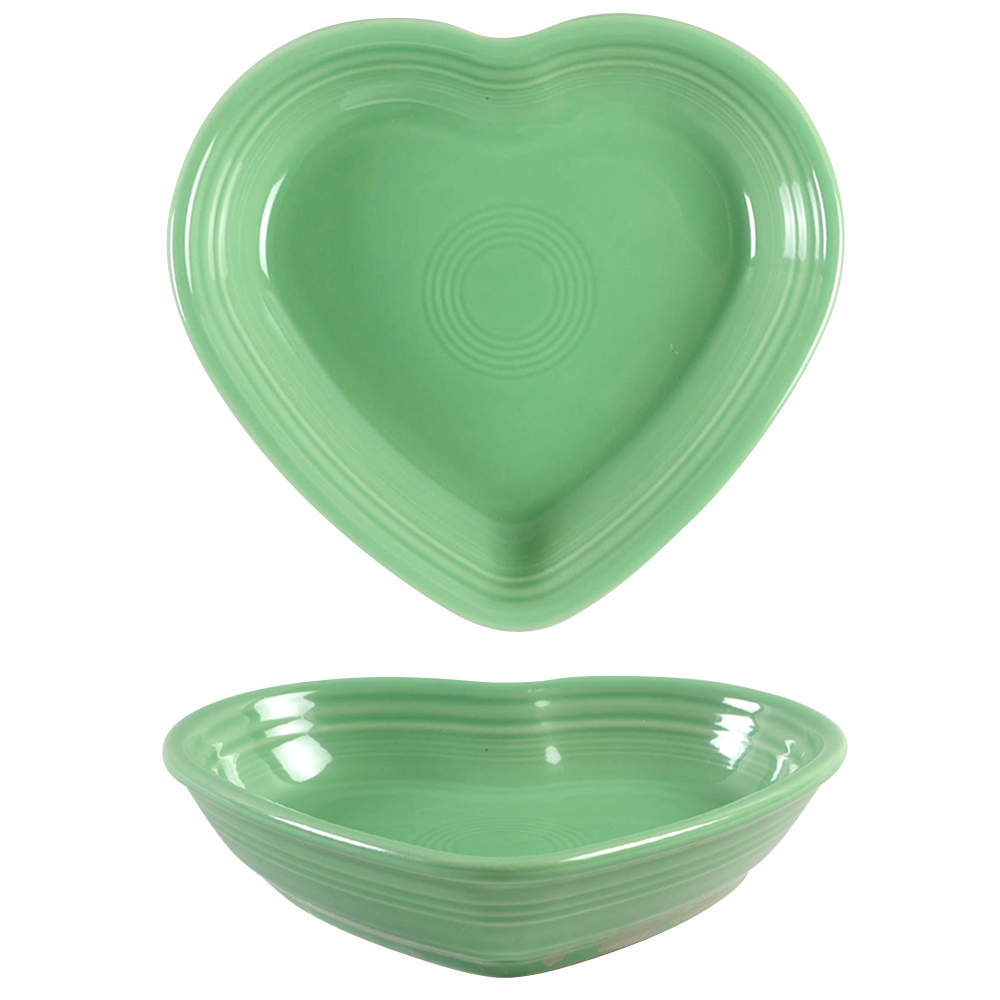 Fiesta Meadow (Intro 2019) 7" Heart Shaped Bowl by Homer Laughlin -1