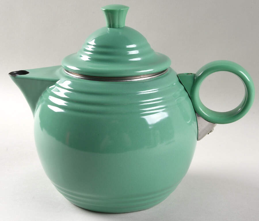Fiesta Meadow (Intro 2019) Metal Kettle & Lid by Homer Laughlin -1