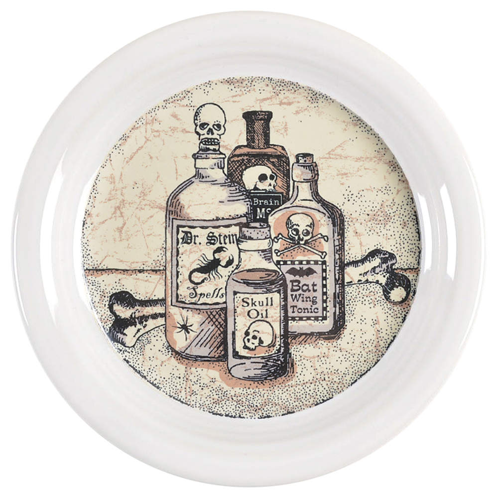 Fiesta Mystical Halloween Appetizer Plate by Homer Laughlin -1