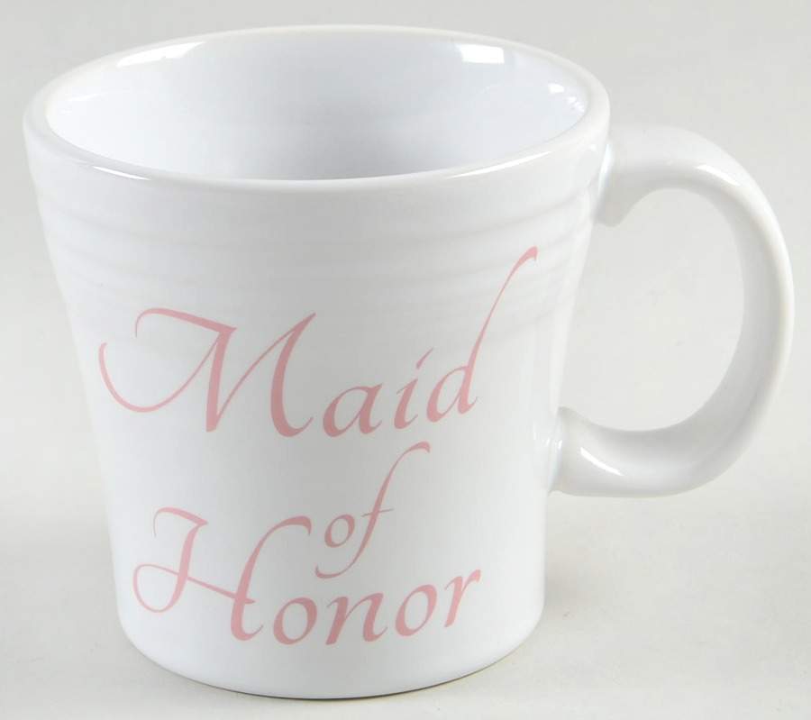 Fiesta Bridal Tapered Mug by Homer Laughlin -1