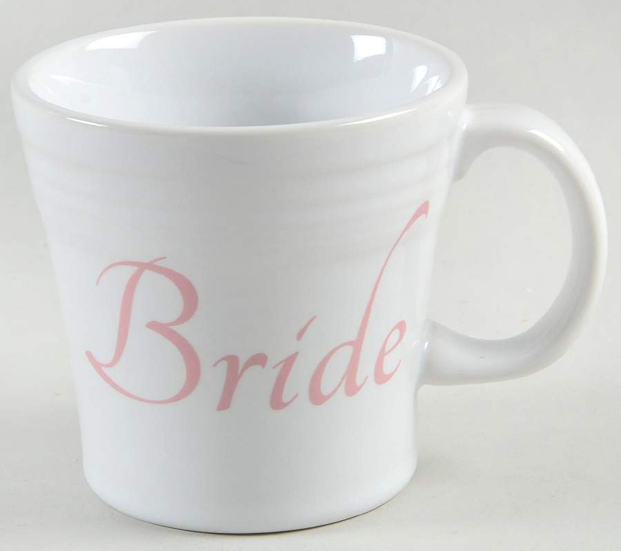 Fiesta Bridal Tapered Mug by Homer Laughlin -1