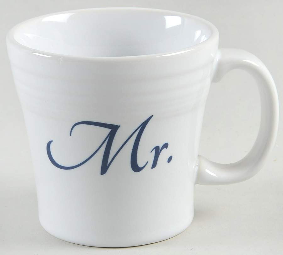 Fiesta Bridal Tapered Mug by Homer Laughlin -1