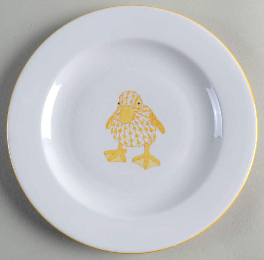 Little Ducking Child's Plate by Herend-1