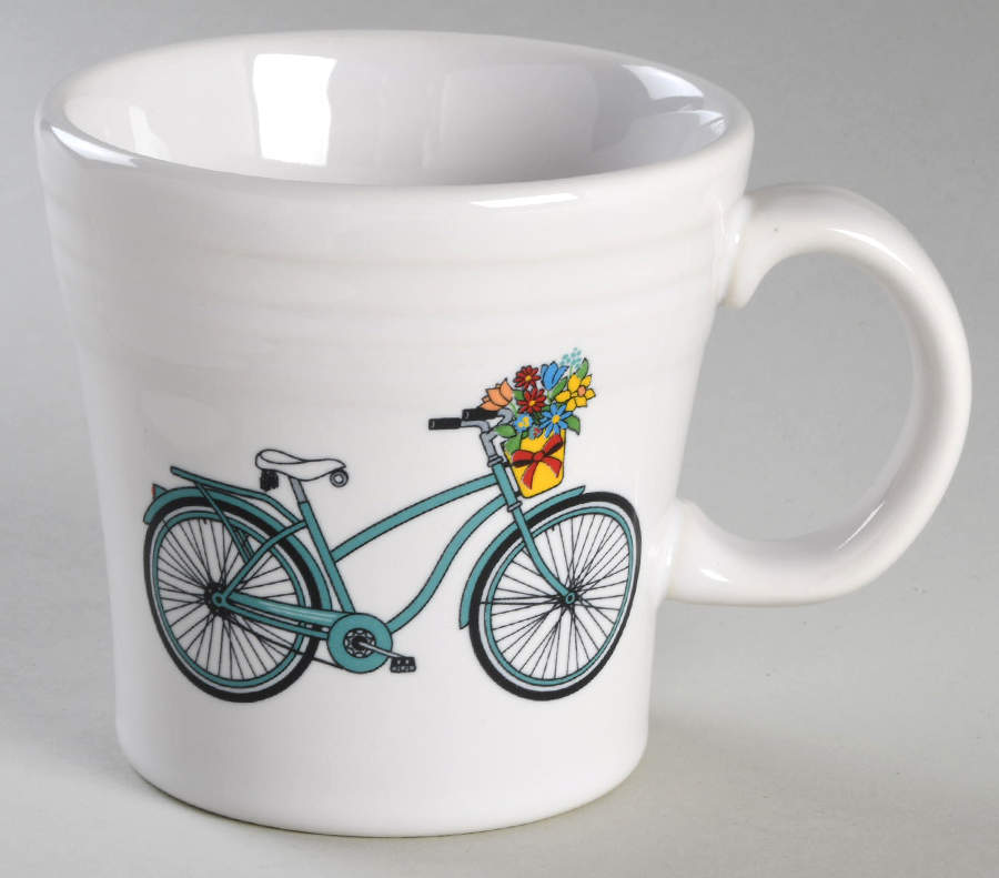 Fiesta Vintage Bicycle Mug by Homer Laughlin -1