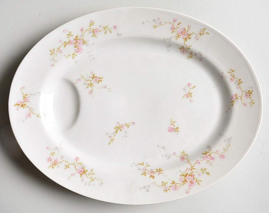 H5089 11" Oval Serving Platter by Haviland-1
