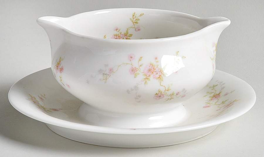 H5089 Gravy Boat with Attached Underplate by Haviland-1