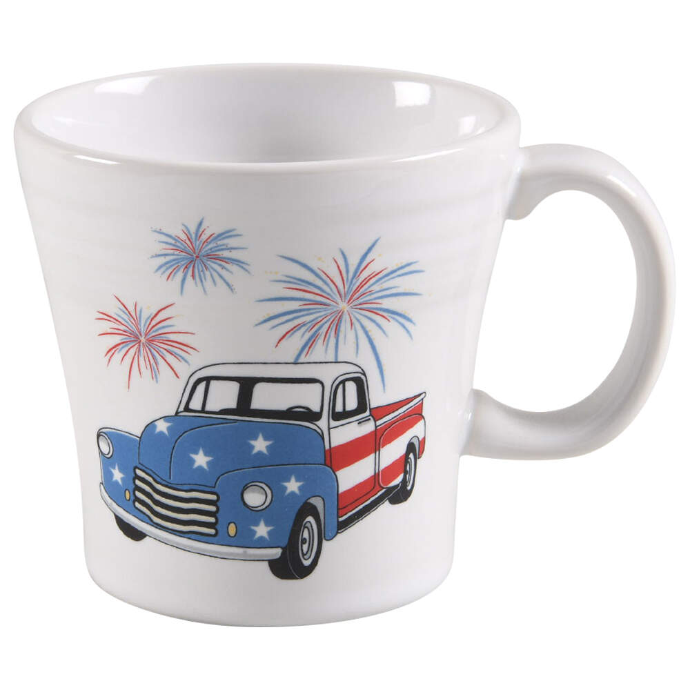 Fiesta Americana Farm Truck Tapered Mug by Homer Laughlin -1