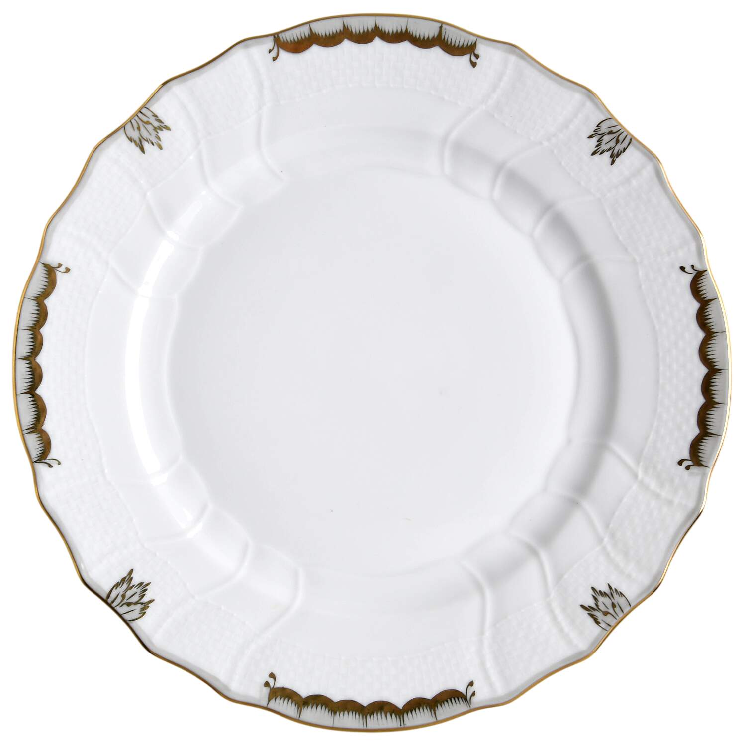 Princess Victoria Gray Dinner Plate by Herend-1
