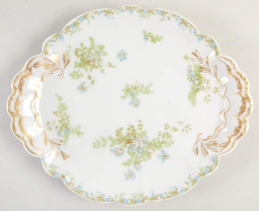Schleiger 52-17 10" Oval Serving Platter by Haviland-1
