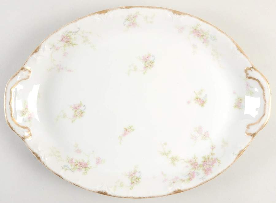 H5091 14" Oval Serving Platter by Haviland-1