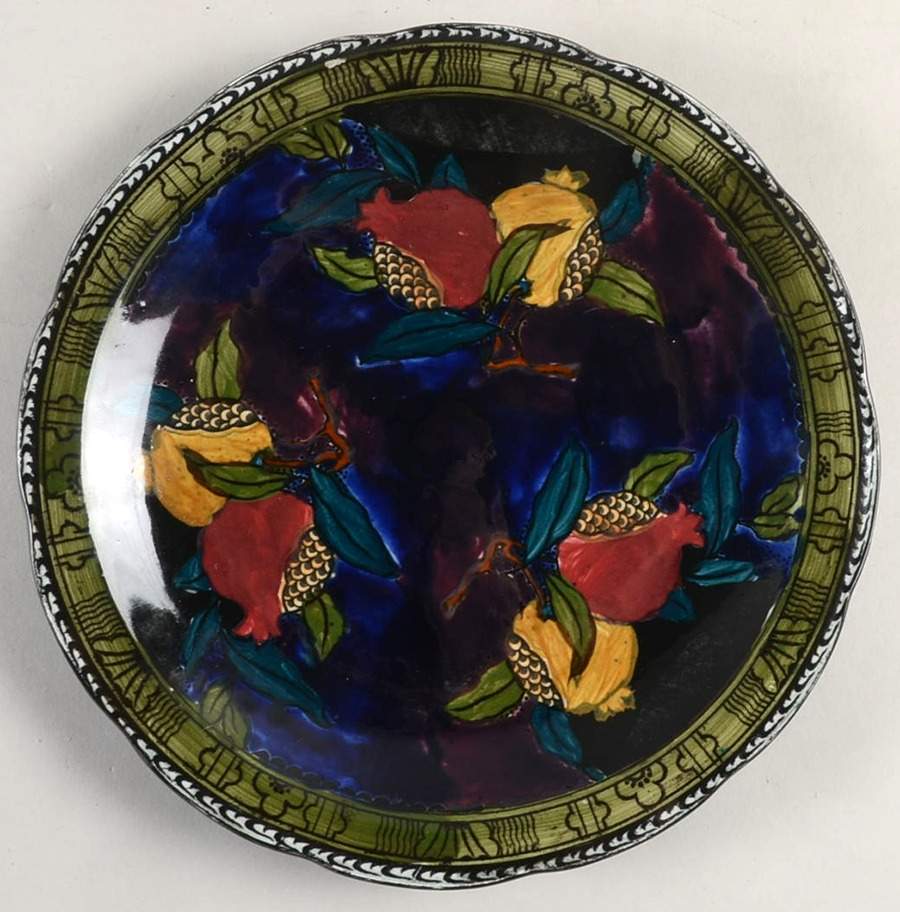 Pomegranate Salad Plate by Sampson Hancock & Sons-1