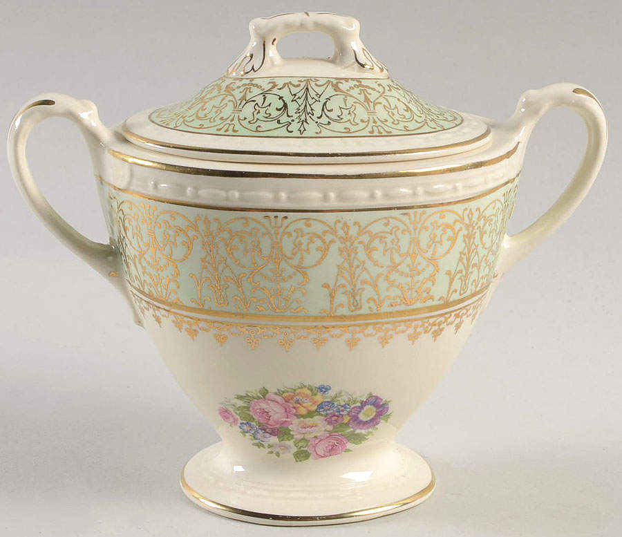 G3313 Sugar Bowl & Lid by Homer Laughlin -1