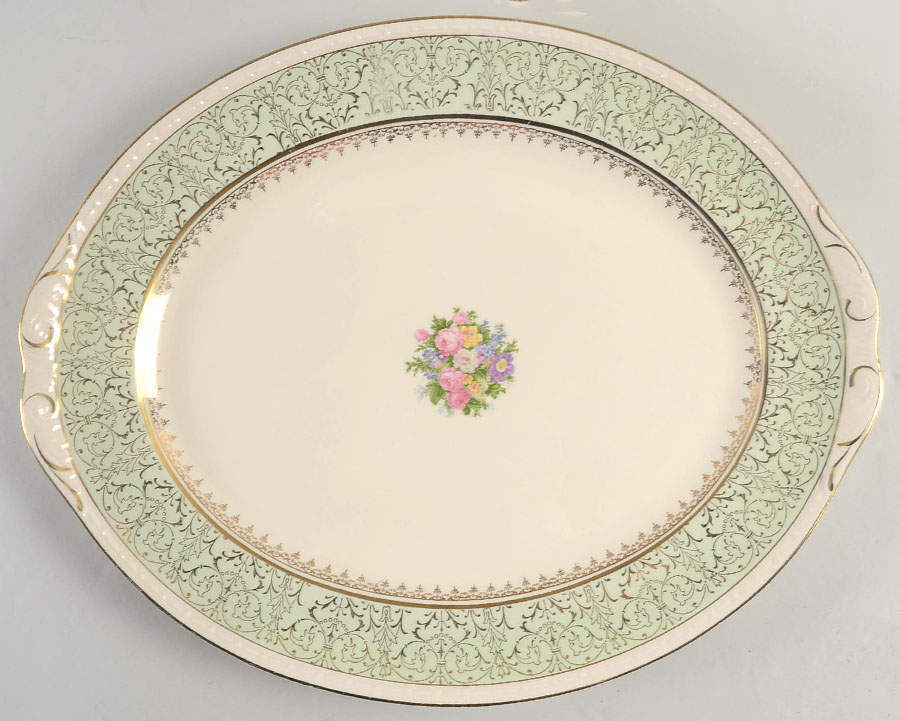 G3313 15" Oval Serving Platter by Homer Laughlin -1
