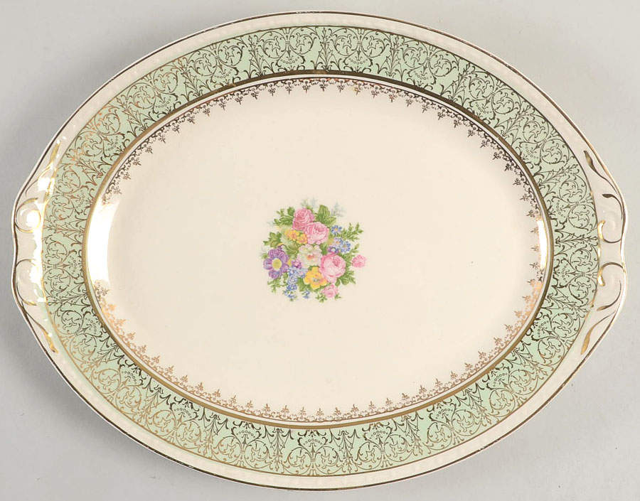 G3313 11" Oval Serving Platter by Homer Laughlin -1