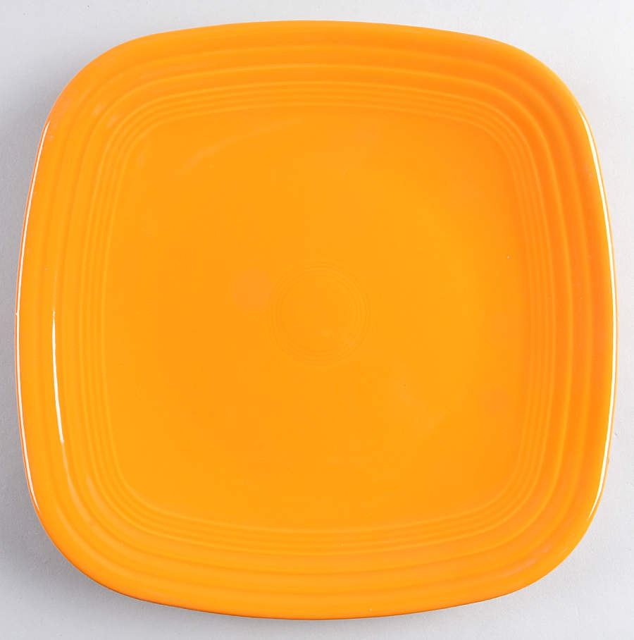 Fiesta Butterscotch (Intro 2020) Square Dinner Plate by Homer Laughlin -1