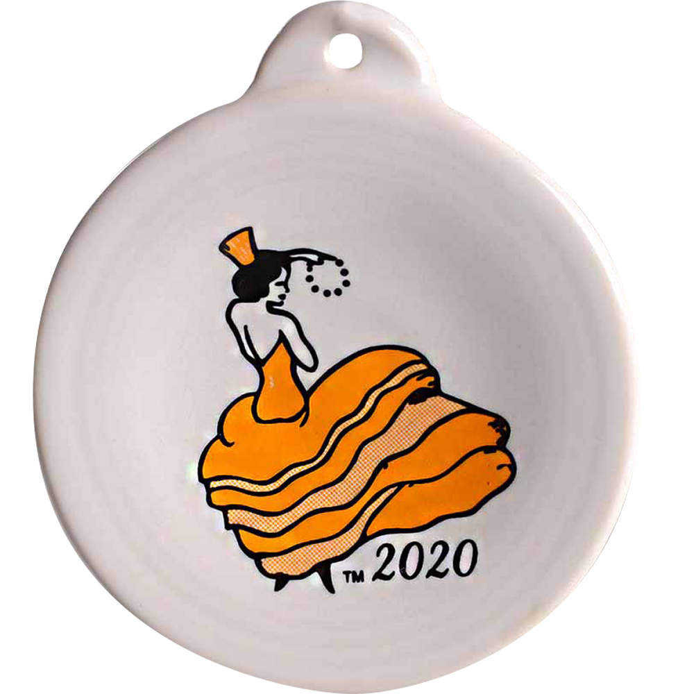 Fiesta Butterscotch (Intro 2020) 2020 Annual Ornament by Homer Laughlin -1