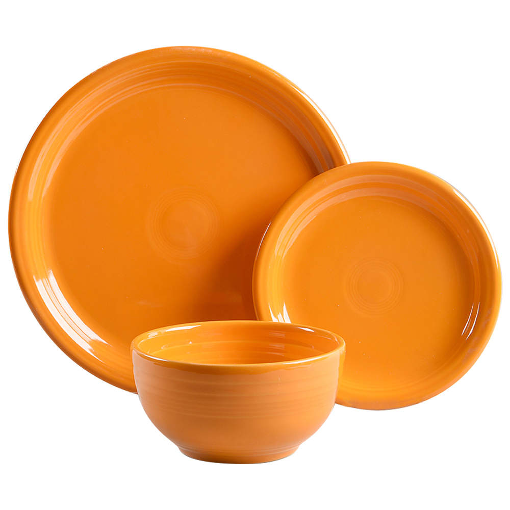 Fiesta Butterscotch (Intro 2020) (3 Pc) Bistro Set by Homer Laughlin -1
