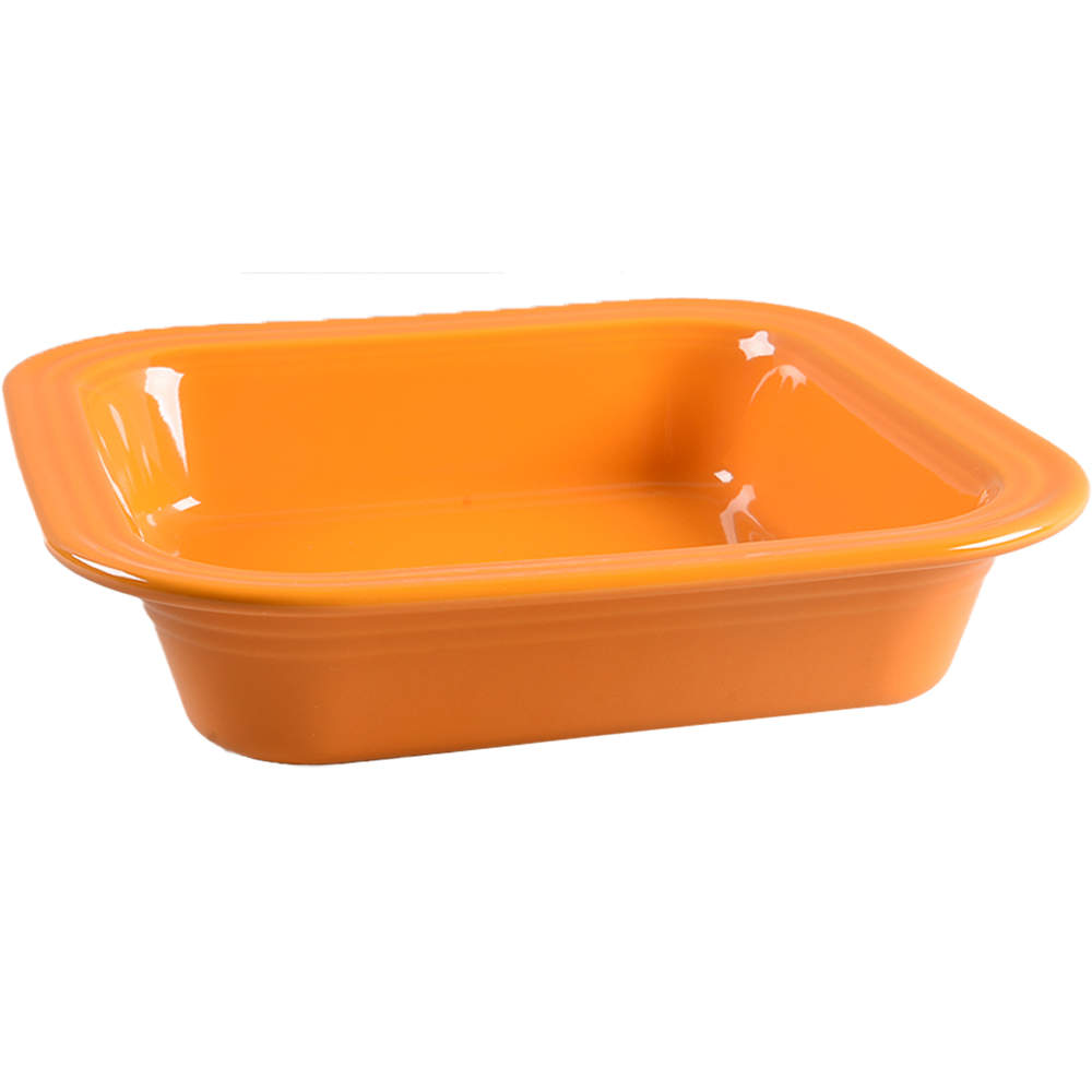 Fiesta Butterscotch (Intro 2020) 10" Square Baker by Homer Laughlin -1