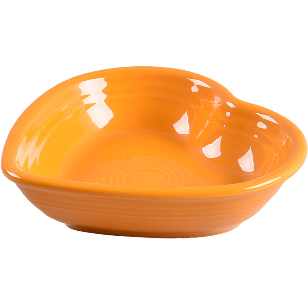 Fiesta Butterscotch (Intro 2020) 6" Heart Shaped Bowl by Homer Laughlin -1