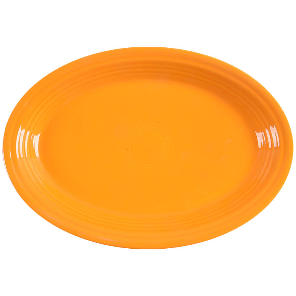 Fiesta Butterscotch (Intro 2020) 13" Oval Serving Platter by Homer Laughlin -1