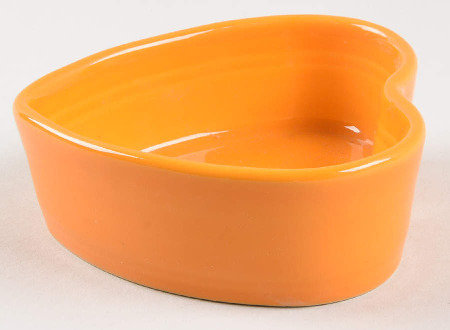 Fiesta Butterscotch (Intro 2020) Heart Shape Ramekin by Homer Laughlin -1