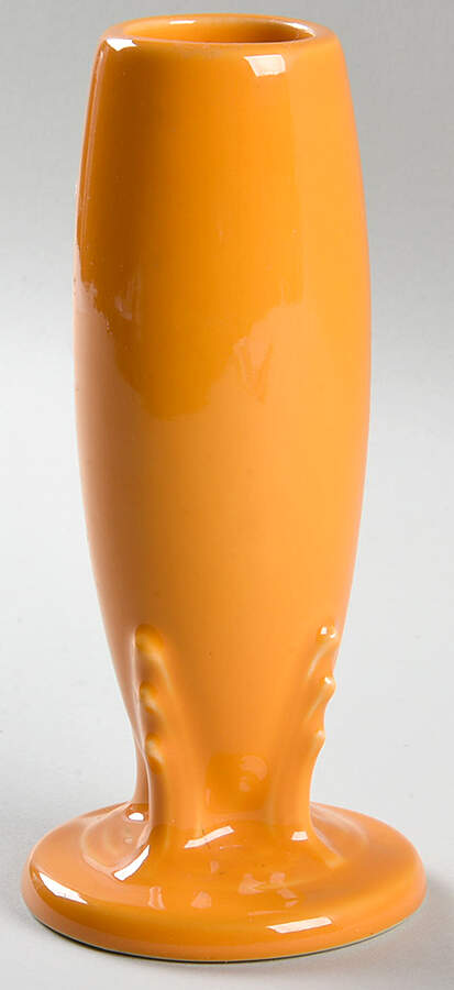 Fiesta Butterscotch (Intro 2020) 6" Bud Vase by Homer Laughlin -1