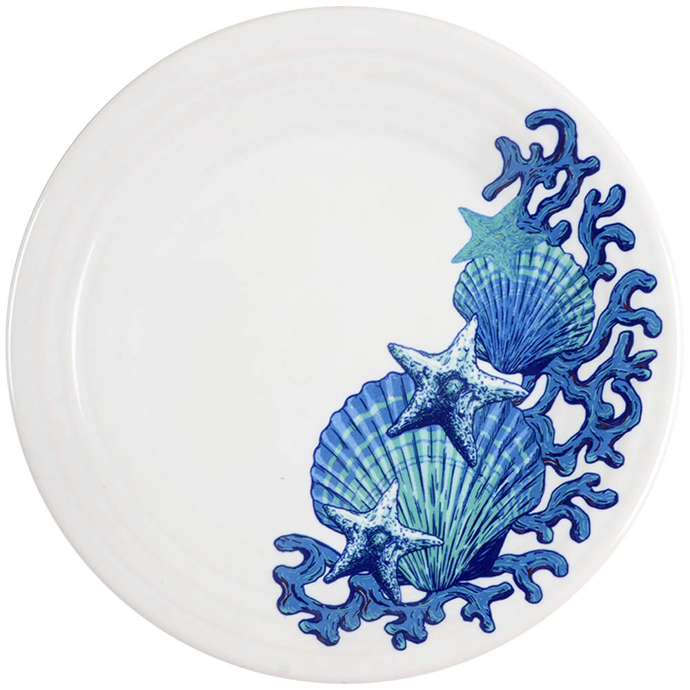 Fiesta Coastal Luncheon Plate by Homer Laughlin -1