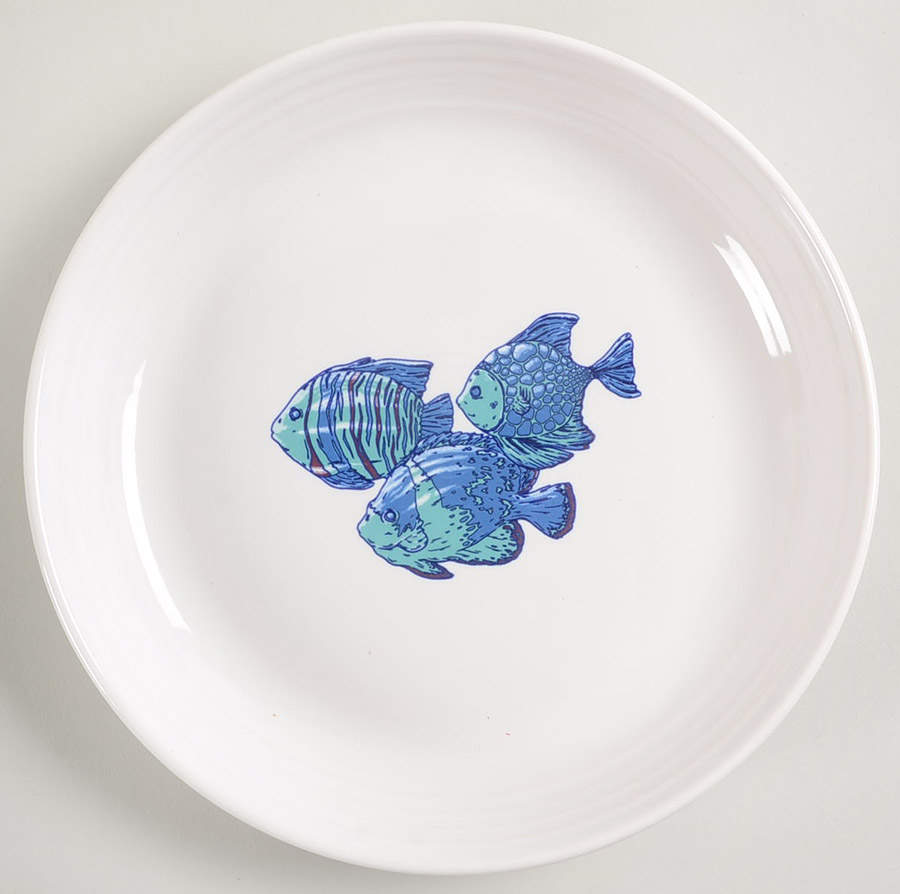 Fiesta Coastal Luncheon/Salad Bowl by Homer Laughlin -1