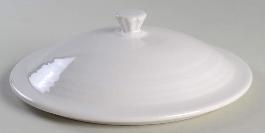 Fiesta Blue Christmas Tree Lid for 2.5 Qt Round Casserole by Homer Laughlin -1