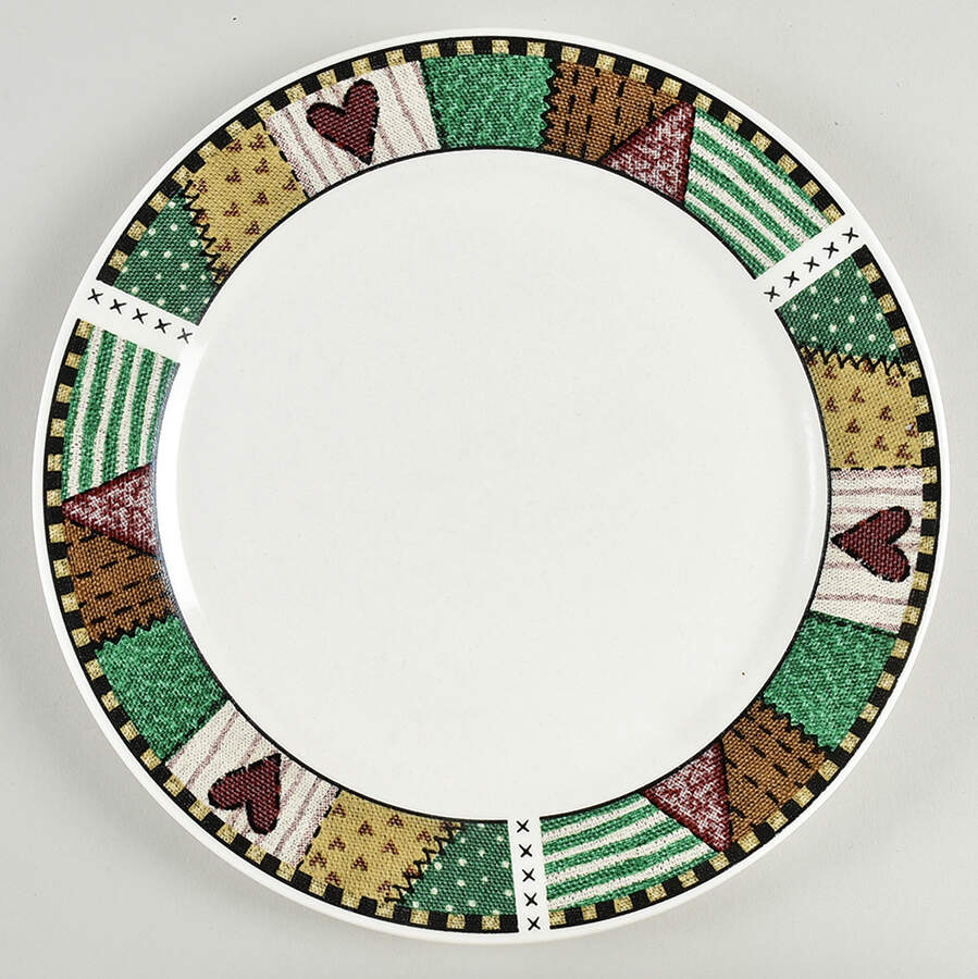 Rustic Rooster Dinner Plate by Home Trends-1