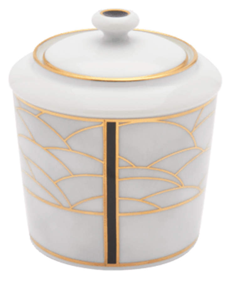 Art Deco Par Haviland Sugar Bowl & Lid by Haviland-1