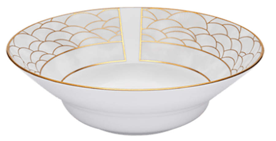 Art Deco Par Haviland 9" Salad Serving Bowl by Haviland-1