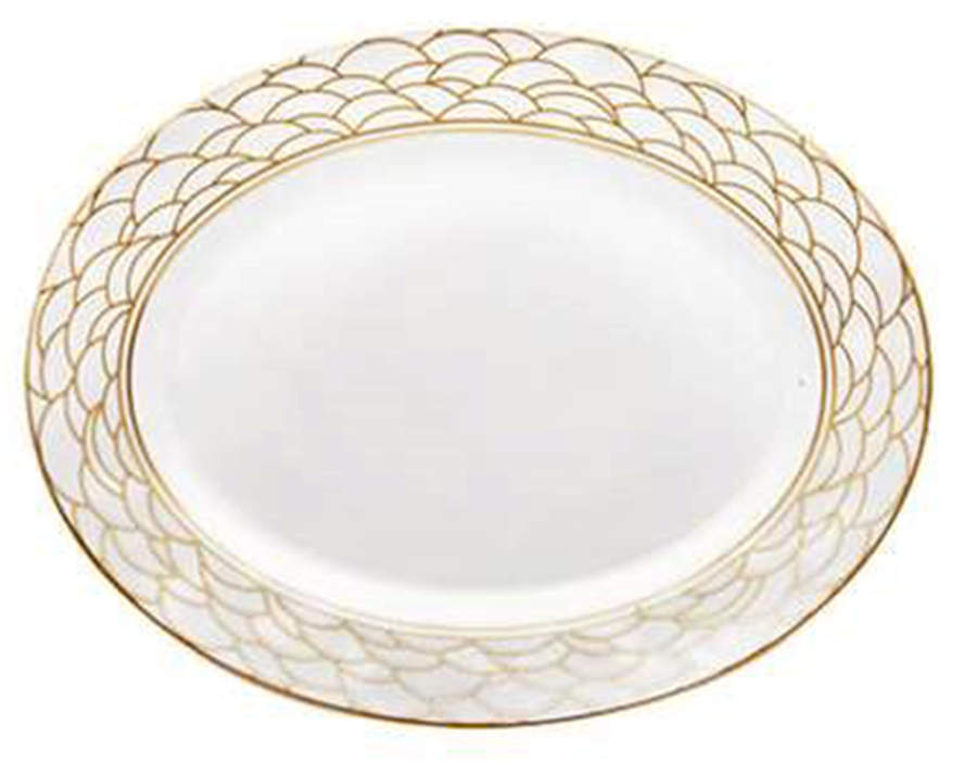 Art Deco Par Haviland 13" Oval Serving Platter by Haviland-1