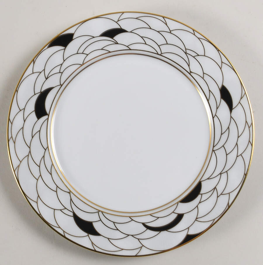 Art Deco Par Haviland Dessert/Pie Plate by Haviland-1
