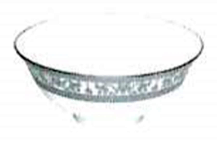 Couronne Imperiale Platinum & Ivory Rice Bowl by Haviland-1