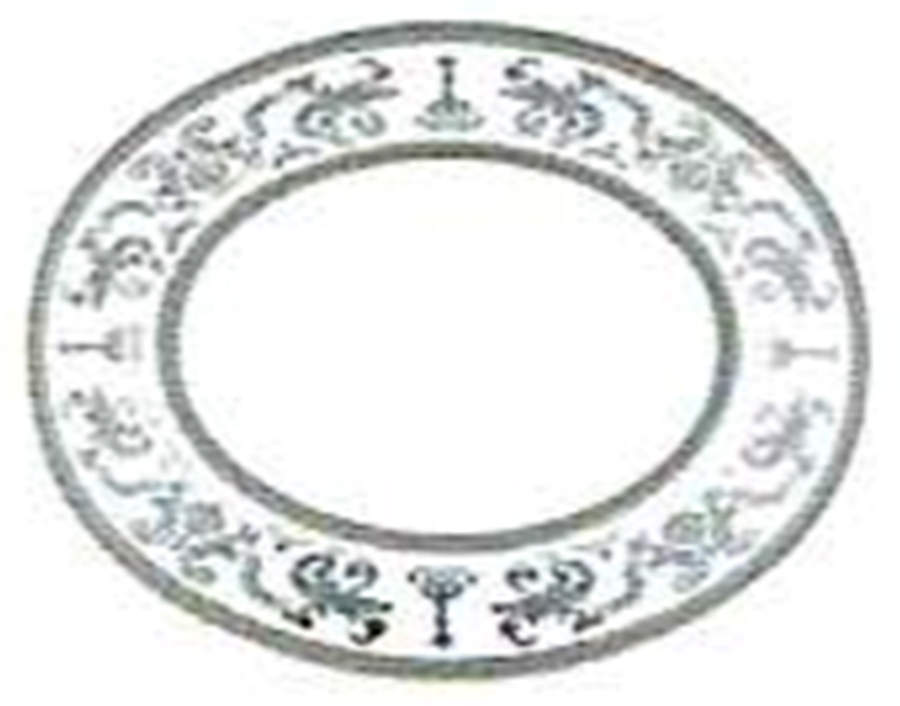 Couronne Imperiale Platinum & Ivory Pickle Dish by Haviland-1