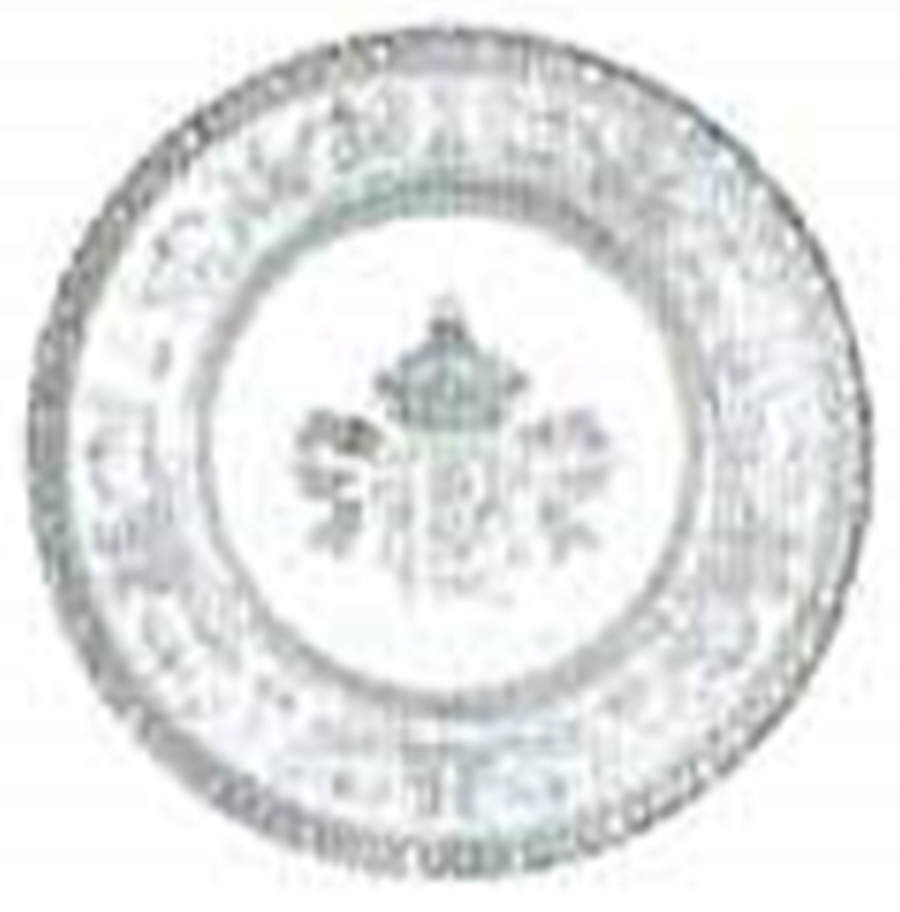 Couronne Imperiale Platinum & Ivory Bread & Butter Plate by Haviland-1